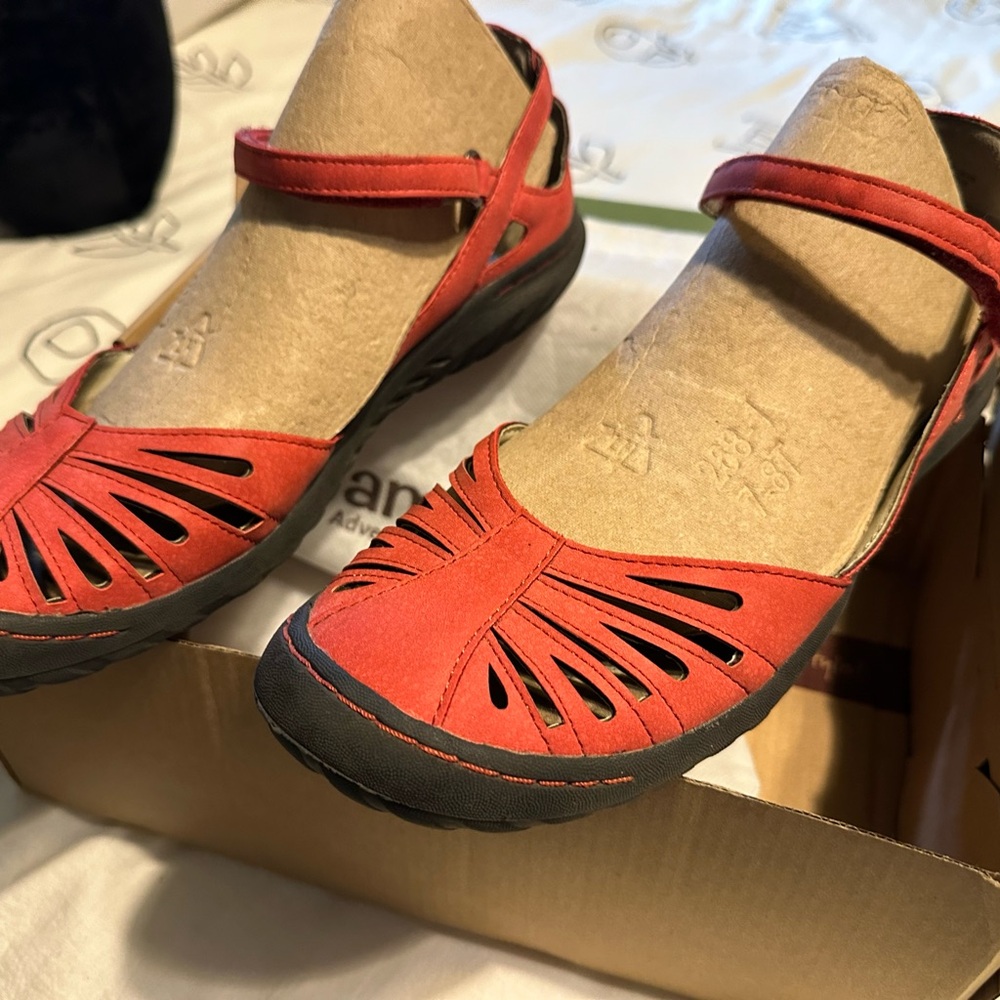 JBU by Jambu “Melon Too” Sandals – Red, Women’s 8.5